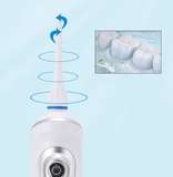 INN® Hydropulseur électrique 9 modes Nettoyant dentaire portable étanche IPX7 pour éliminer le tartre dentaire Portable blanc pour