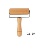 TD® Rouleau à pâtisserie et pizzas Baker Rouleau Ustensiles de cuisine en bois allant au four (Style 4)