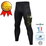 Pantalons de sport pantalons de fitness pour hommes poche camouflage PRO training running pantalons de sport et de loisirs à