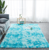 TD® GOGOLOVING Tapis de Salon Shaggy 120 x 200cm Bleu