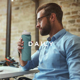 TD® Bouteille de sport silicone pliante tasse à eau en plein air portable équitation voyage télescopique été grande capacité 600 ml