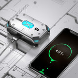 TD® Casque Bluetooth casque Bluetooth de jeu à faible latence dans l'oreille véritable casque Bluetooth compétitif sans fil