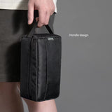 TD® Sac de lavage de voyage séparation sèche et humide sac cosmétique de stockage de grande capacité de style professionnel portable