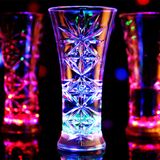 TD® Verre de whisky en verre led rétro-éclairé acrylique tranparent luminescent effets de lumière coloré bars restaurants