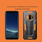 TD® Coque samsung galaxy S9 Titans 2nd Generation Housse de protection Anti-chute Anti-collision Phone Cover Samsung Phone Case Desi
