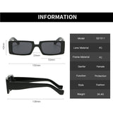 TD® Lunettes de soleil carrées rétro hommes et femmes tendance lunettes de soleil lunettes de soleil