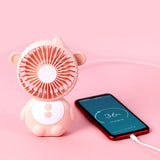 TD® Lampe de bureau ventilateur multifonctionnel créatif étudiant ordinateur de poche bureau muet petit tuyau en silicone USB charge