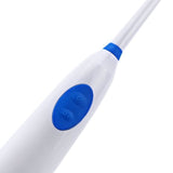 TD® Brosse à dents électrique Brosse à dents souple imperméable antidérapante avec 2 têtes de brosse