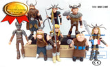 TD® 8 pièces poupée d'action modèle film personnage poupée jouet fait main protection de l'environnement matériel collection valeur