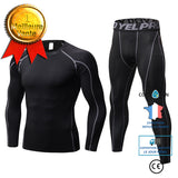 Combinaison d'entraînement de fitness Combinaison d'entraînement de fitness moulante PRO pour hommes Combinaison séchage exte