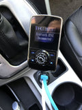 TD® Kit voiture Bluetooth mains libres Bluetooth Charge rapide - Chargeur double USB Lecteur mp3 Transmetteur FM - Accessoire auto