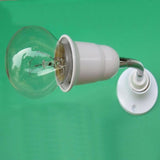 TD® Adaptateur d'ampoule LED  Flexible 180 mm E27/ Lumière à Extension Adaptateur Convertisseur Vis Socket Blanc/ Multi usages