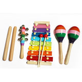 TD® 14PCS Instruments de Musique Jouets de Percussions Instruments avec Sac de Transport Pour Enfant Comme Cadeau à Noël,Anniversair