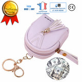 TD® Portefeuille Femmes Simple port-clés Sac Porte-Monnaie Carte Roses Crochets Détails Dorés Double Fonction Mignon Pratique