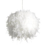 TD® Lustre Suspendu Forme de plume ambiance de chambre idéale moderne avec ampoule à incandescence légèreté et modernité