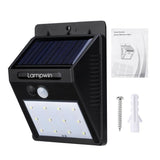 TD® 12 LED Lampe Solaire Éclairage de Sécurité - Détecteur de Mouvement - Etanche à l'Eau - Extérieur -Spot Solaire-Jardin,Terrasse