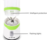 TD® Mini blender à smoothie portable bébé mixeur à main avec bouteille gourde 500ml hachoir électrique rechargeable USB transportabl
