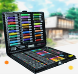 Stylos de couleur, pastels à l'huile, crayons, set peinture 150 pièces, stylos aquarelle pour enfants, étudiants, ensembles p