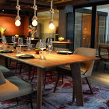 TD® Style industriel rétro lustre de style européen country américain café bar table salon lampe bricolage thème restaurant lustre