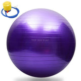 TD® Swiss Ball pour Fitness Yoga/ 65 cm Anti-éclatement + pompe violet / Ballon d'Accouchement