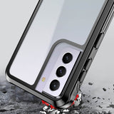 TD® Coque de téléphone Samsung Galaxy S21+ Coque de téléphone transparente Coque de téléphone à trou fin Résistant aux chutes