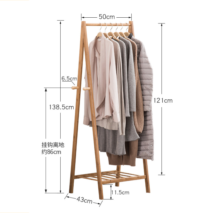 Porte-manteau étagère moderne simple créatif simple couche porte-mante –