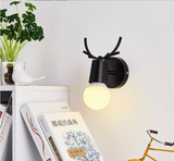 TD® Unny - Applique murale -  Tête Forme de Cerf-Noir