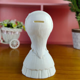Tirelire colorée Poupée sans gypse Fait à la main DIY Vinyle peint Embryon blanc Jouets pour enfants Divertissement parent-en