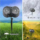TD® LED binoculaire flocon de neige projecteur lumière étanche télécommande noël Blizzard projecteur extérieur décoration intérieure
