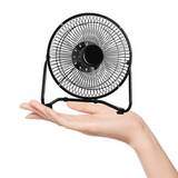 INN® noir usb en métal petit ventilateur portable usb mini ventilateur été petit ventilateur de refroidissement