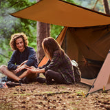 TD® Double tente à deux étages auvent plage pêche camping équipement portable étanche camping tente en plein air