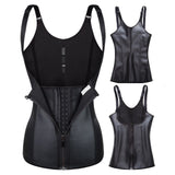 TD® Corset abdominal Double gilet de sueur renforcé en forme de soutien de taille en caoutchouc rassemblant le Corset de dames