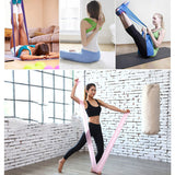 TD® Bande de Yoga Élastique Ceinture En Latex1.5 M Bande De Tension Naturelle Femme Yoga Sport Fitness Maison -vert