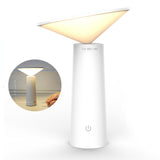 TD® Lampe de table chevet bureau lecture led tactile rechargeable extérieur travail blanc haute puissance beau design rotative lumiè