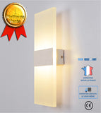 TD® ChangM Applique LED Intérieur 12W Applique Murale Acrylique Eclairage Moderne (Wonme achat en magasin)