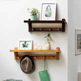 Crochet  à vêtements tenture murale simple porte-manteau cintre chambre créative cintre pour enfants porte-chapeau en bois ma