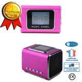 INN® Mini haut-parleur numérique Subwoofer de téléphone portable portable extérieur Cadeau créatif Petit haut-parleur