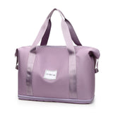 TD® Sac de voyage extensible femme courte distance portable grande capacité étudiant léger étanche à l'eau sac de rangement de fitne