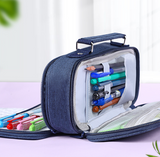 Étui à crayons Étudiant Étui à crayons de grande capacité Boîte de rangement Sac papeterie Oxford Étui à crayons Papeterie cr