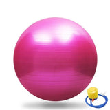 TD® Swiss Ball 65 cm pour Exercice Yoga/ Gym /Fitness/ Swiss Ball Anti-éclatement + Pompe Rose fournie
