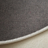 TD® Tapis rayé noir et blanc imitation cachemire tapis de sol épaissi maison salon chevet couverture antidérapante résistante à l'us