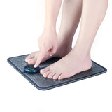 TD® Masseur de pieds intelligent EMS coussin de massage des pieds d'impulsion d'acupoint coussin de pied de machine de pédicure port