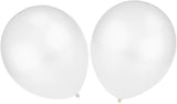 TD® Lot de 100 ballons Nacrés métallique Argent 100% latex / 10  Pouces/ Décoration anniversaire fête mariage / Haute qualité