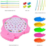 TD® Jouets de pêche pour enfants électrique amusant amusant plate-forme de pêche rotative jouets jouets de pêche avec musique