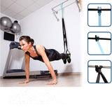 TD® Sangle de Suspension D'exercice de Suspension Sangle Fitness Kit pour Musculation Multifonction Entraînement Stretch Home Gym-bl