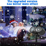TD® LED binoculaire flocon de neige projecteur lumière étanche télécommande noël Blizzard projecteur extérieur décoration intérieure