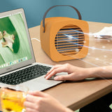 TD® USB Mini Réfrigération Climatiseur Petit Refroidisseur D'air Portable Humidification Ventilateur De Refroidissement À L'eau