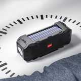 TD® Haut-parleur bluetooth sans fil solaire multifonctionnel radio FM lampe de poche portable haut-parleur bluetooth extérieur sport