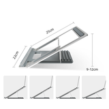 TD® Support pour ordinateur pour portable de bureau Support pour ordinateur portable à dissipation thermique accrue à 4 vitesses Arg