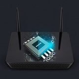 TD® Routeur domestique netware 5G sans fil fibre optique filaire wifi port gigabit haute vitesse ac1200 double gigabit réseau intern